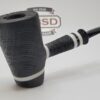 Bennie Joe Tuxedo Morta Bog Oak Rusticated Poker Tobacco Smoking Pipe [SOLD OUT] - Image 4