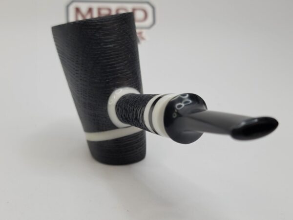 Bennie Joe Tuxedo Morta Bog Oak Rusticated Poker Tobacco Smoking Pipe [SOLD OUT] - Image 5