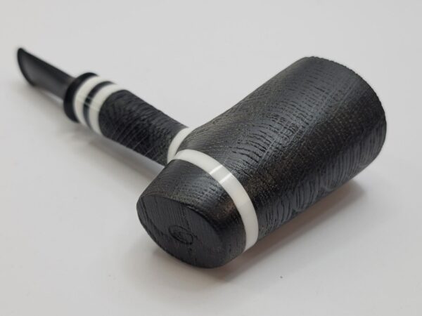 Bennie Joe Tuxedo Morta Bog Oak Rusticated Poker Tobacco Smoking Pipe [SOLD OUT] - Image 10