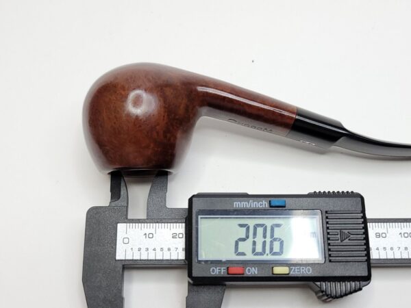 Chacom De Luxe 121 Smooth Bent Author Estate Briar Tobacco Pipe, France [SOLD OUT] - Image 12