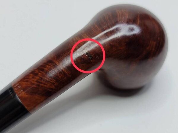 Chacom De Luxe 121 Smooth Bent Author Estate Briar Tobacco Pipe, France [SOLD OUT] - Image 15