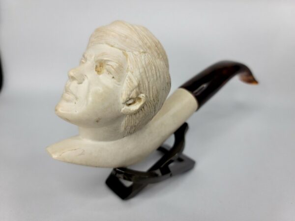 Large Vintage Block Meerschaum Tobacco Pipe Of Beatles Paul McCartney - Image 3
