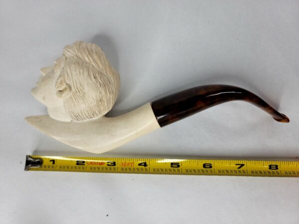 Large Vintage Block Meerschaum Tobacco Pipe Of Beatles Paul McCartney - Image 9