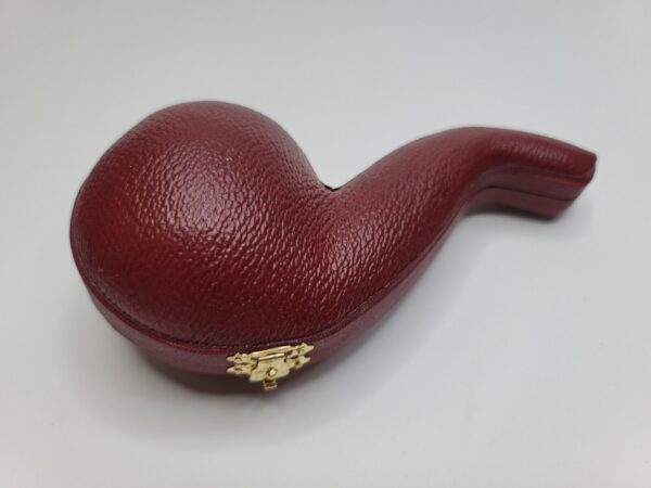 MBSD Meerschaum Deluxe Bent Apple Block Meerschaum Tobacco Pipe, 9mm, Case [SOLD OUT] - Image 19