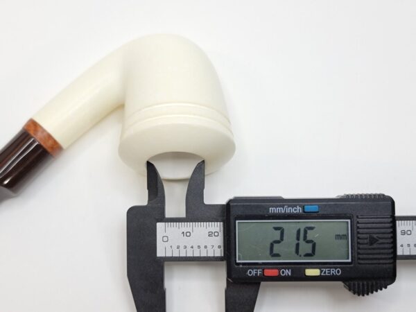 MBSD Meerschaum Deluxe Bent Dublin Block Meerschaum Tobacco Pipe, High Grade 9mm [SOLD OUT] - Image 14
