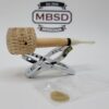 Missouri Meerschaum The Chub Cornabis Corn Cob Smoking Pipe, Built In Carburetor