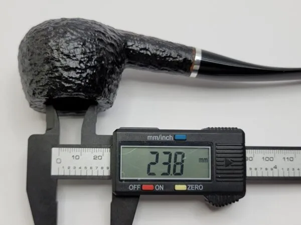 Rossi by Savinelli Lucca 8315 EX Rusticated Prince Briar Tobacco Pipe, Italy [SOLD OUT] - Image 16