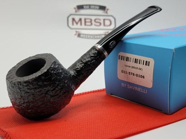 Rossi by Savinelli Lucca 8315 EX Rusticated Prince Briar Tobacco Pipe, Italy [SOLD OUT]