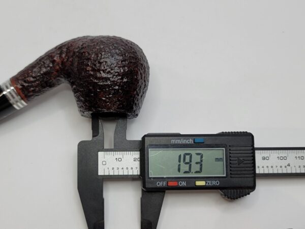 Savinelli Bianca 645 KS Rusticated Bent Brandy Briar Tobacco Pipe, 6mm [SOLD OUT] - Image 16
