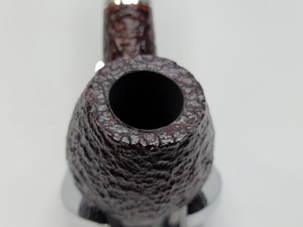Savinelli Bianca 645 KS Rusticated Bent Brandy Briar Tobacco Pipe, 6mm [SOLD OUT] - Image 5