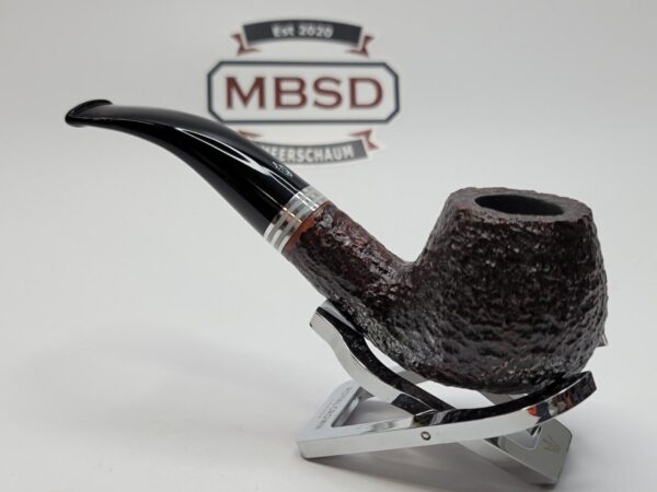 Savinelli Bianca 645 KS Rusticated Bent Brandy Briar Tobacco Pipe, 6mm [SOLD OUT] - Image 7