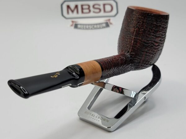 Savinelli Collection 2023 Sandblasted w/ Smooth Top Briar Tobacco Pipe, 6mm [SOLD OUT] - Image 11
