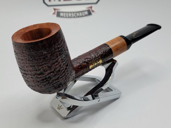 Savinelli Collection 2023 Sandblasted w/ Smooth Top Briar Tobacco Pipe, 6mm [SOLD OUT] - Image 7