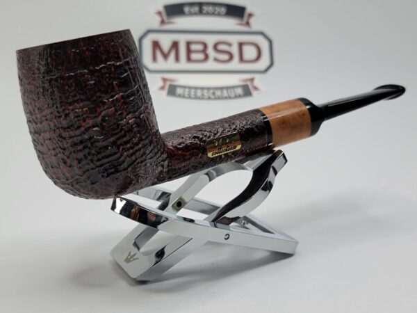 Savinelli Collection 2023 Sandblasted w/ Smooth Top Briar Tobacco Pipe, 6mm [SOLD OUT]