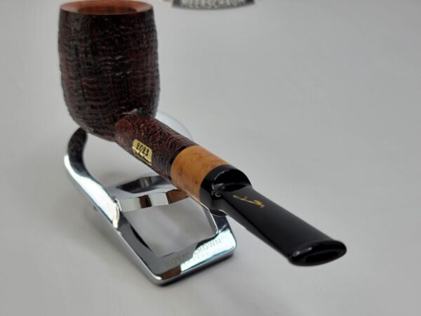 Savinelli Collection 2023 Sandblasted w/ Smooth Top Briar Tobacco Pipe, 6mm [SOLD OUT] - Image 9