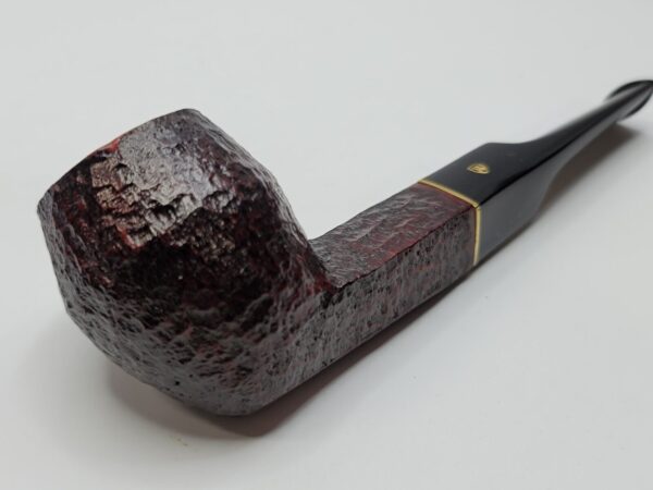 Savinelli Roma 504 Rusticated Straight Bulldog Briar Tobacco Pipe, 6mm, Italy - Image 12