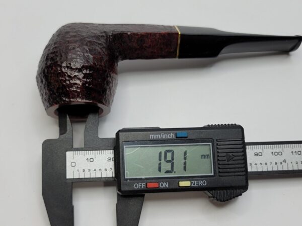 Savinelli Roma 504 Rusticated Straight Bulldog Briar Tobacco Pipe, 6mm, Italy - Image 15