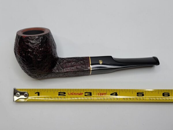 Savinelli Roma 504 Rusticated Straight Bulldog Briar Tobacco Pipe, 6mm, Italy - Image 17