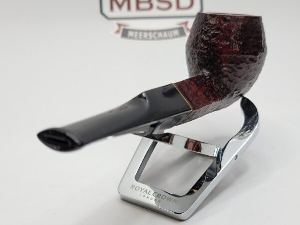 Savinelli Roma 504 Rusticated Straight Bulldog Briar Tobacco Pipe, 6mm, Italy - Image 10