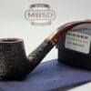 Savinelli Roma Lucite 606 KS Sandblasted Bent Billiard Briar Tobacco Pipe, 6mm [SOLD OUT]