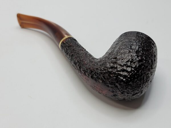 Savinelli Roma Lucite 606 KS Sandblasted Bent Billiard Briar Tobacco Pipe, 6mm [SOLD OUT] - Image 14