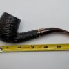 Savinelli Roma Lucite 606 KS Sandblasted Bent Billiard Briar Tobacco Pipe, 6mm [SOLD OUT] - Image 16
