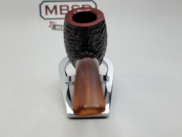 Savinelli Roma Lucite 606 KS Sandblasted Bent Billiard Briar Tobacco Pipe, 6mm [SOLD OUT] - Image 8