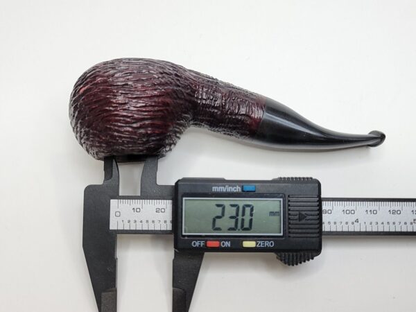 Vintage Elba Bruyere Rusticated Author Estate Briar Tobacco Pipe, Large Bowl [SOLD OUT] - Image 12