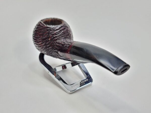 Vintage Elba Bruyere Rusticated Author Estate Briar Tobacco Pipe, Large Bowl [SOLD OUT] - Image 5