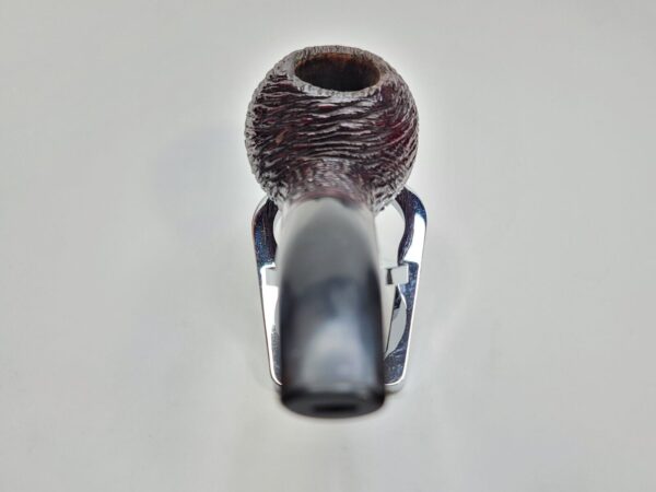 Vintage Elba Bruyere Rusticated Author Estate Briar Tobacco Pipe, Large Bowl [SOLD OUT] - Image 8