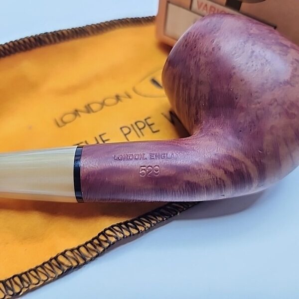 Vintage GBD Verichrome 529 Bent Briar Tobacco Pipe, Unsmoked, NOS [SOLD OUT] - Image 5