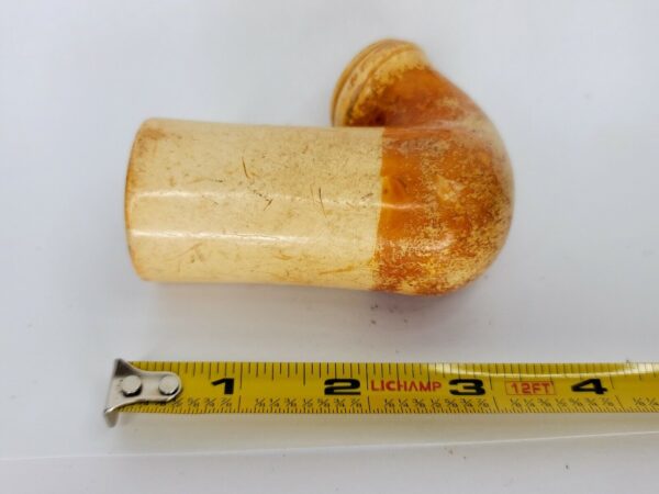 Antique 1800s Block Meerschaum Tobacco Pipe Bowl, Beautiful Coloring [SOLD OUT] - Image 7