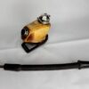 Antique 19th Century Meerschaum Tobacco Pipe, Original Long Stem, Double Silver [SOLD OUT] - Image 8