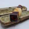 Antique Block Meerschaum Cigar Cigarette Holder Baltic Amber Mouthpiece, Case [SOLD OUT] - Image 5