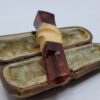 Antique Block Meerschaum Cigar Cigarette Holder Baltic Amber Mouthpiece, Case [SOLD OUT] - Image 6
