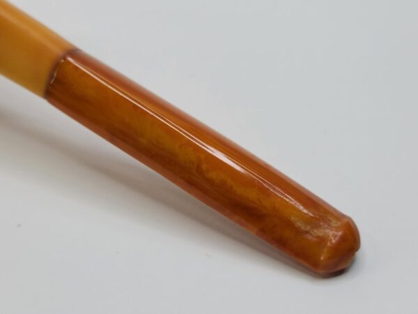 Antique Block Meerschaum Tobacco Pipe Of Humming Bird With Genuine Amber Stem [SOLD OUT] - Image 10