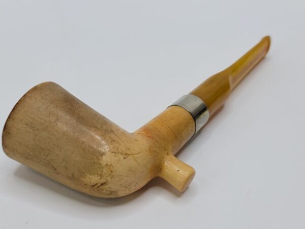 Antique RBC Block Meerschaum Cutty Tobacco Pipe, Case [SOLD OUT] - Image 12