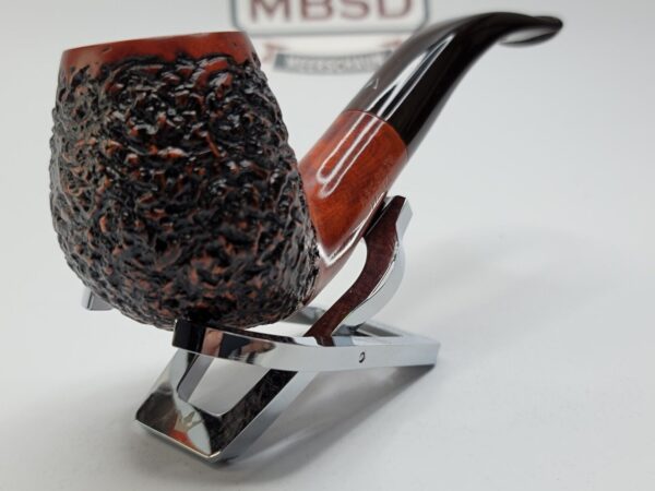 Ascorti Italia Otto Carved Particular Rusticated Briar Tobacco Pipe, Italy, New [SOLD OUT] - Image 11