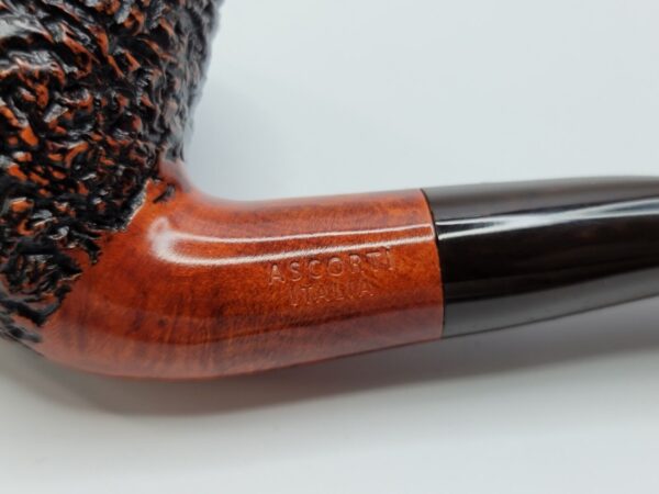Ascorti Italia Otto Carved Particular Rusticated Briar Tobacco Pipe, Italy, New [SOLD OUT] - Image 13
