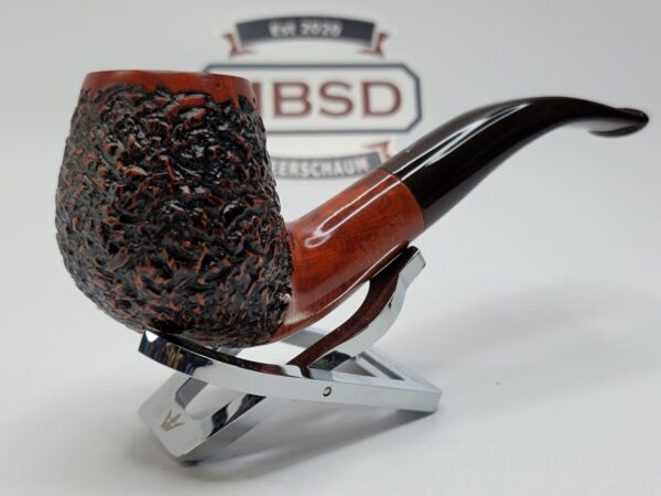 Ascorti Italia Otto Carved Particular Rusticated Briar Tobacco Pipe, Italy, New [SOLD OUT] - Image 4