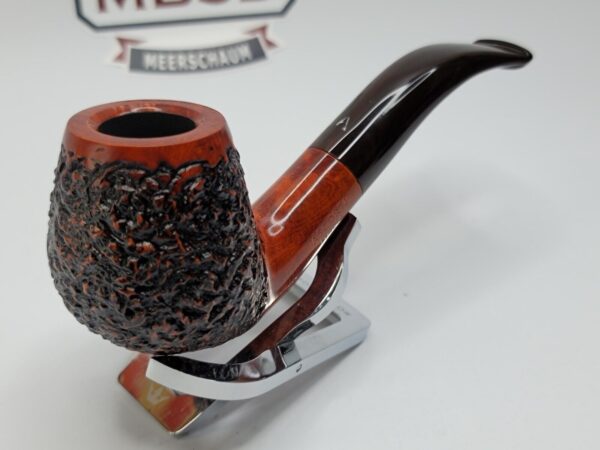 Ascorti Italia Otto Carved Particular Rusticated Briar Tobacco Pipe, Italy, New [SOLD OUT] - Image 5