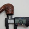Bertram 70 Rusticated Bent Billiard Estate Briar Tobacco Pipe, Washington DC [SOLD OUT] - Image 12