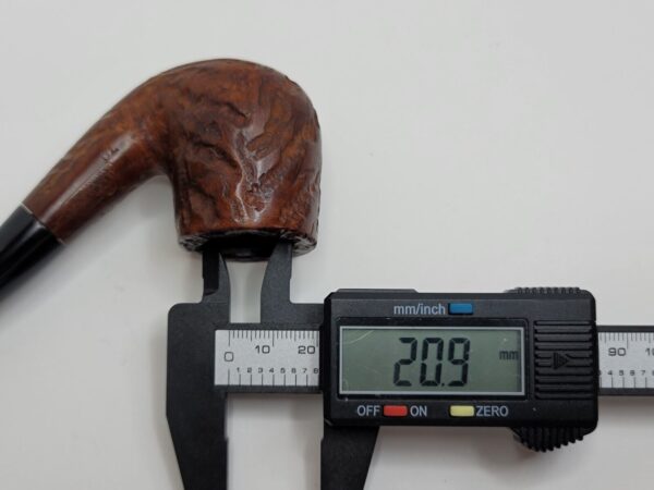 Bertram 70 Rusticated Bent Billiard Estate Briar Tobacco Pipe, Washington DC [SOLD OUT] - Image 12