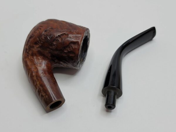 Bertram 70 Rusticated Bent Billiard Estate Briar Tobacco Pipe, Washington DC [SOLD OUT] - Image 13