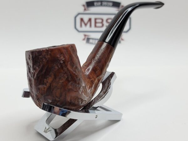 Bertram 70 Rusticated Bent Billiard Estate Briar Tobacco Pipe, Washington DC [SOLD OUT] - Image 5