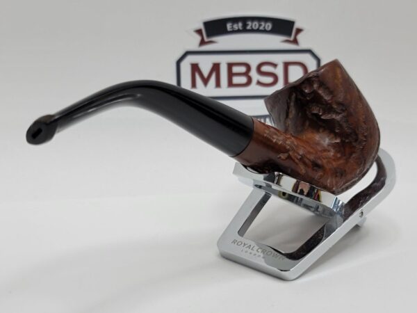Bertram 70 Rusticated Bent Billiard Estate Briar Tobacco Pipe, Washington DC [SOLD OUT] - Image 7