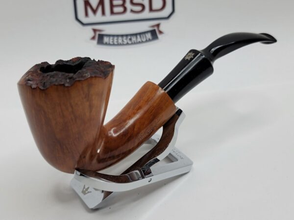 Kriswill Freehand Estate Briar Tobacco Smoking Pipe, Straight Grain [SOLD OUT] - Image 3