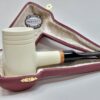 Large MBSD Meerschaum Deluxe Poker Sitter Block Meerschaum Tobacco Pipe, 9mm [SOLD OUT] - Image 4