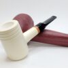Large MBSD Meerschaum Deluxe Poker Sitter Block Meerschaum Tobacco Pipe, 9mm [SOLD OUT] - Image 6