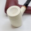 Large MBSD Meerschaum Deluxe Poker Sitter Block Meerschaum Tobacco Pipe, 9mm [SOLD OUT] - Image 7